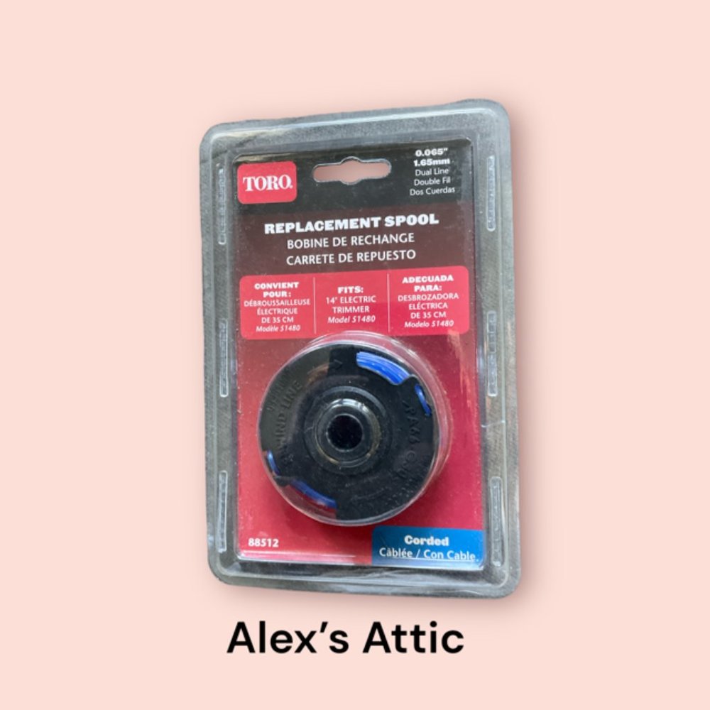 Toro-88512 14 in. Corded Trimmer Replacement Spool 1.65mm